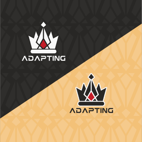 The Adapting logo light and dark versions